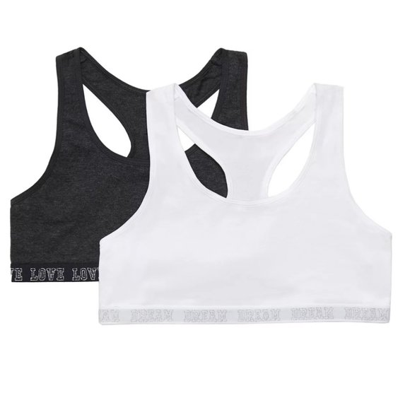 Girls SO Racerback Sports Bras 2-Pack XL NWT - Picture 1 of 4